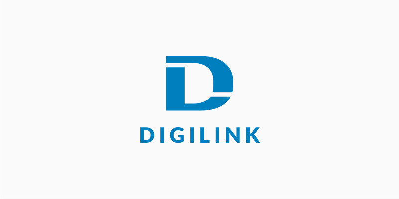 Digi Link Letter DL LD Logo