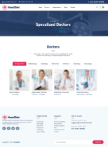 NovaClinic - Medical Clinic WordPress Theme Screenshot 2