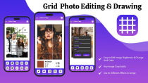 Grid - Photo Editing and Drawing - Android Screenshot 1