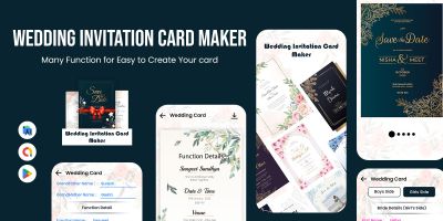 Wedding Invitation Card Maker - Android Template