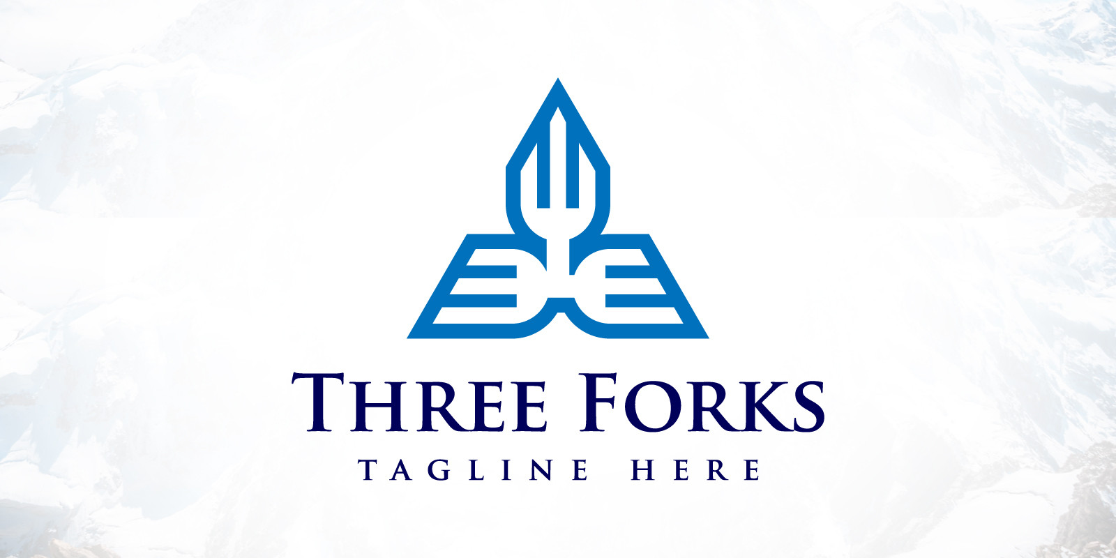 three-forks-logo-by-logox-codester