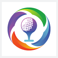 Color Golf Professional Logo Tamplate