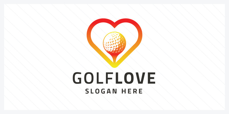 Golf Love Professional Logo Template