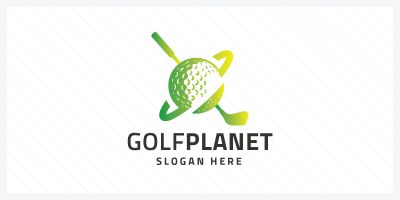 Golf Planet Professional Logo Template