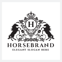 Horse Brand Logo Template