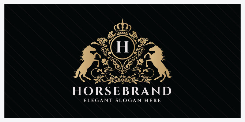 Horse Brand Logo Template