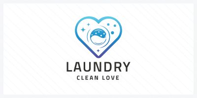 Laundry Clean Love Logo