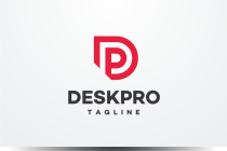 Deskpro Monogram Letter  DP  PD  D  P  Logo Screenshot 1
