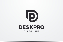 Deskpro Monogram Letter  DP  PD  D  P  Logo Screenshot 3