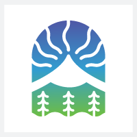 Mountain Nature Letter M Logo