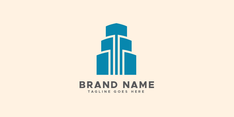 Premium luxury Building logo design template