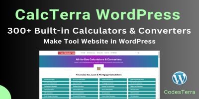 CalcTerra 300 Online Calculators WordPress Theme 