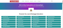 CalcTerra 300 Online Calculators WordPress Theme  Screenshot 1