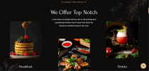 Food And Restaurant HTML CSS JS Template Screenshot 3