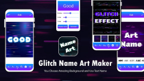 Glitch Name - Art Maker - Android App Screenshot 1