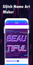 Glitch Name - Art Maker - Android App Screenshot 4