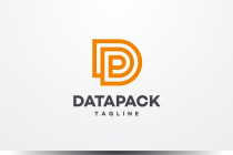 Data Pack Monogram Letter DP PD D P Logo Screenshot 1