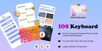 Keyboard For iOS 13 - Android App Template