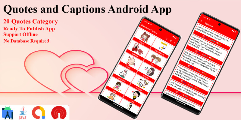 Quotes and Caption App - Android