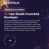 Responsive Portfolio HTML template