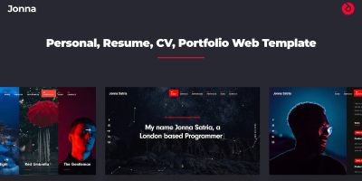 Jonna Personal Resume and Portfolio WordPress Them
