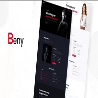 Beny Personal Portfolio WordPress Theme