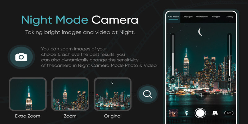 Night Camera Mode Photo Video Android