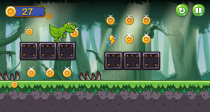 Dino Runner Buildbox Game Template Screenshot 2