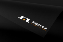 Bolt Home Lightning House Logo Design Template Screenshot 4