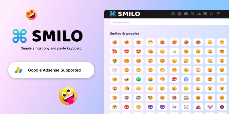 Smilo - Simple Emoji Copy And Paste Keyboard