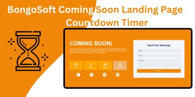 Bongosoft Coming Soon Landing Page With Countdown