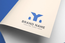 Y Lettermark Minimal Logo Design Template Screenshot 3