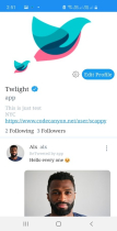  Twlight  - Twitter Clone For Android Screenshot 15