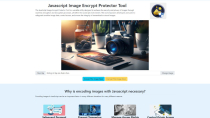 Javascript Image Encrypt Protector Tool Screenshot 1