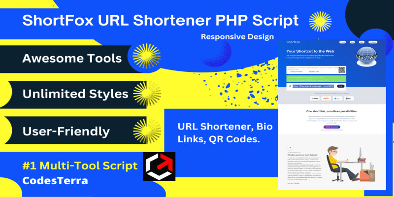 ShortFox URL Shortener PHP Script
