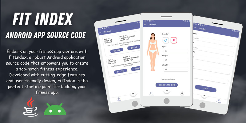 Fit Index - Fitness App Android Source Code
