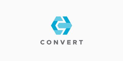 Convert Letter C Logo