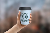 Coffee Shop Women Face Logo Template Screenshot 1