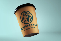 Coffee Shop Women Face Logo Template Screenshot 2