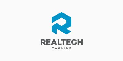 Realtech  Letter R logo