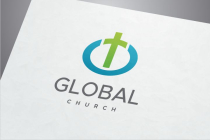 Global Church logo design vector Screenshot 2
