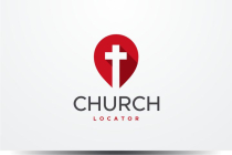 Church Locator vector logo design Screenshot 1