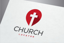 Church Locator vector logo design Screenshot 2