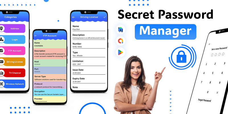 Secret Password Manager - Android App Template