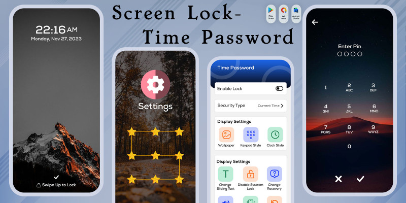 Timelock Screen - Android App Template