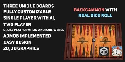 Backgammon With Real Dice - Unity