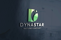 Dynamic Star Letter D Logo Screenshot 2