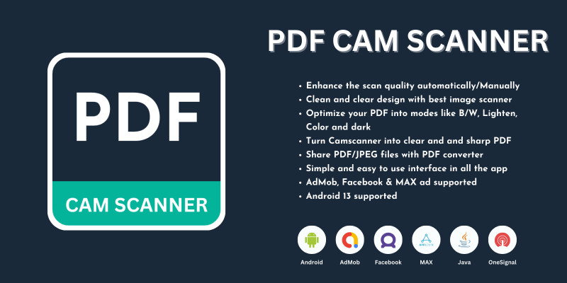 PDF Cam Scanner - Android App Source Code