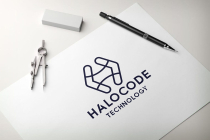 Halo Code Letter H Logo Screenshot 1