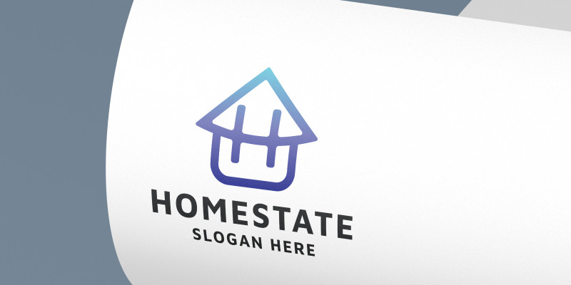 Home Real Estate Letter H Logo